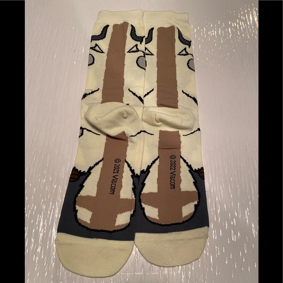 New Appa Avatar: The Last Airbender Crew Socks Gift New Adult Size - Picture 2 of 2